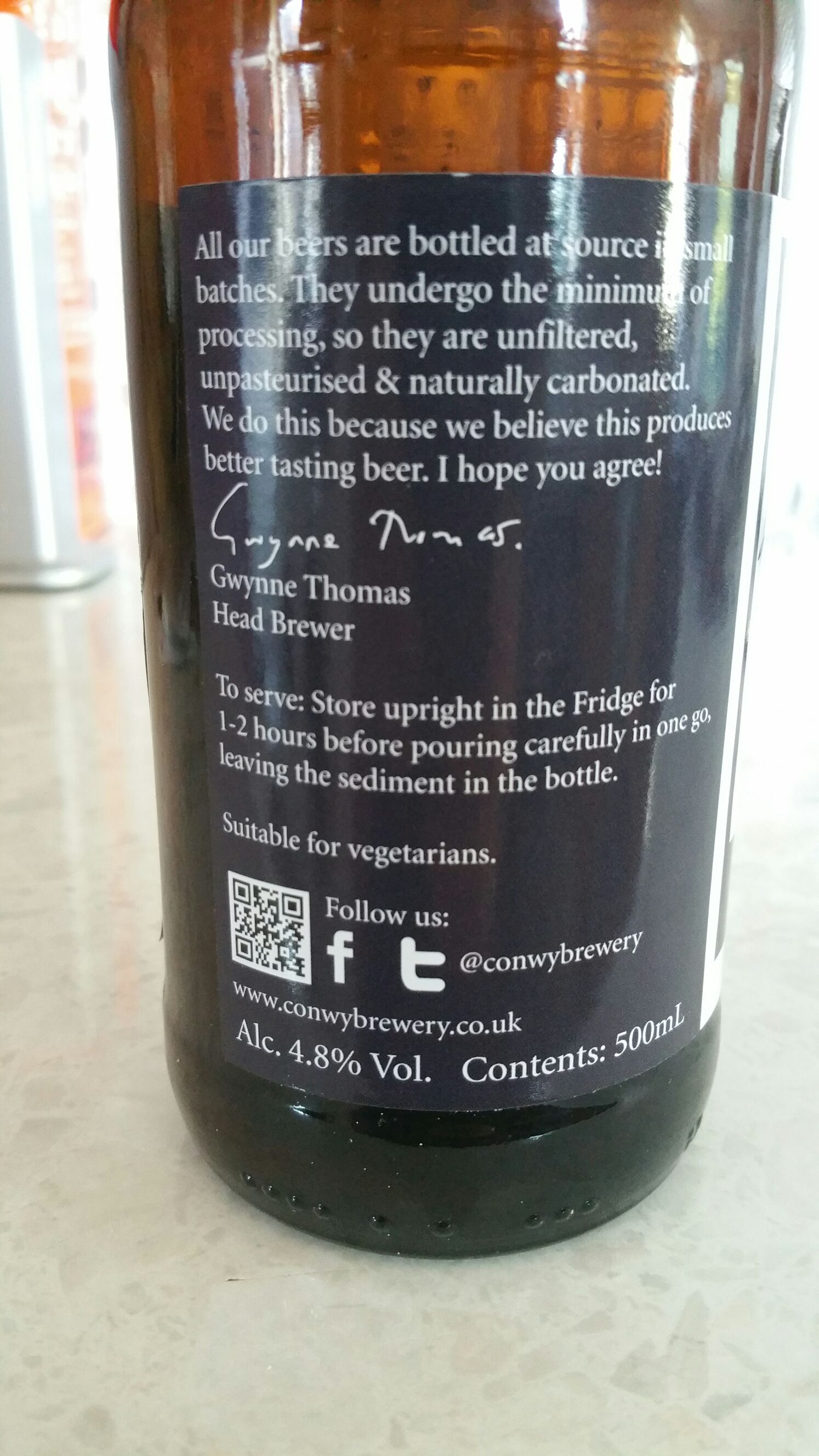 Rampart - Bragdy Conway Brewery alcohol collectible - Main Image 2