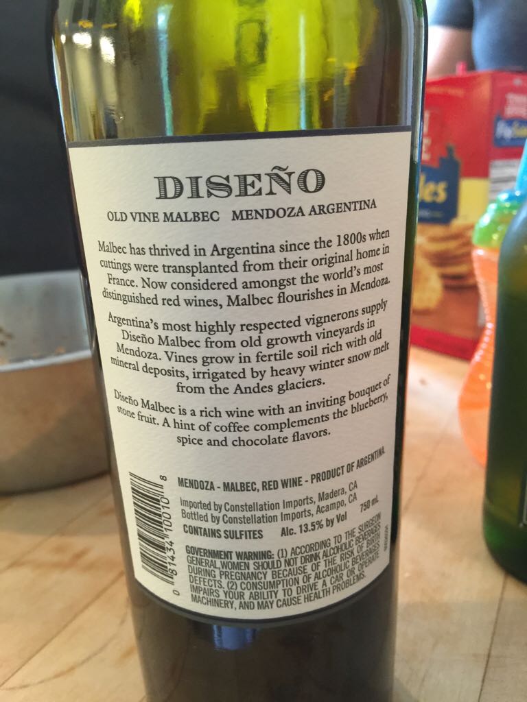 Diseno Old Vine - Mendoza alcohol collectible - Main Image 2