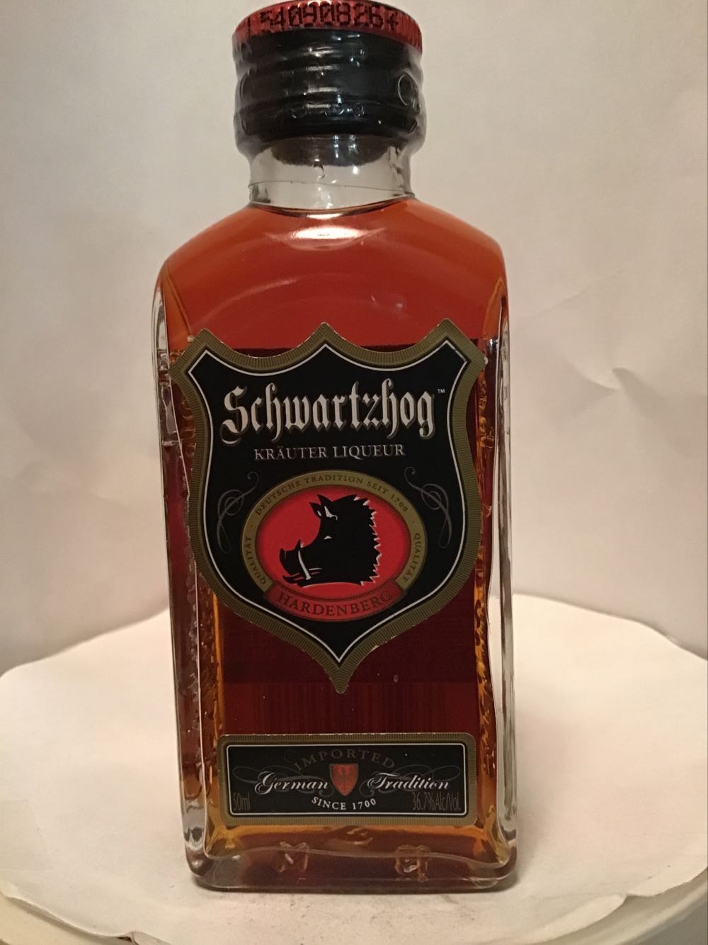 Schwartzhog - Hardenberg Distillery (50mL) alcohol collectible - Main Image 2