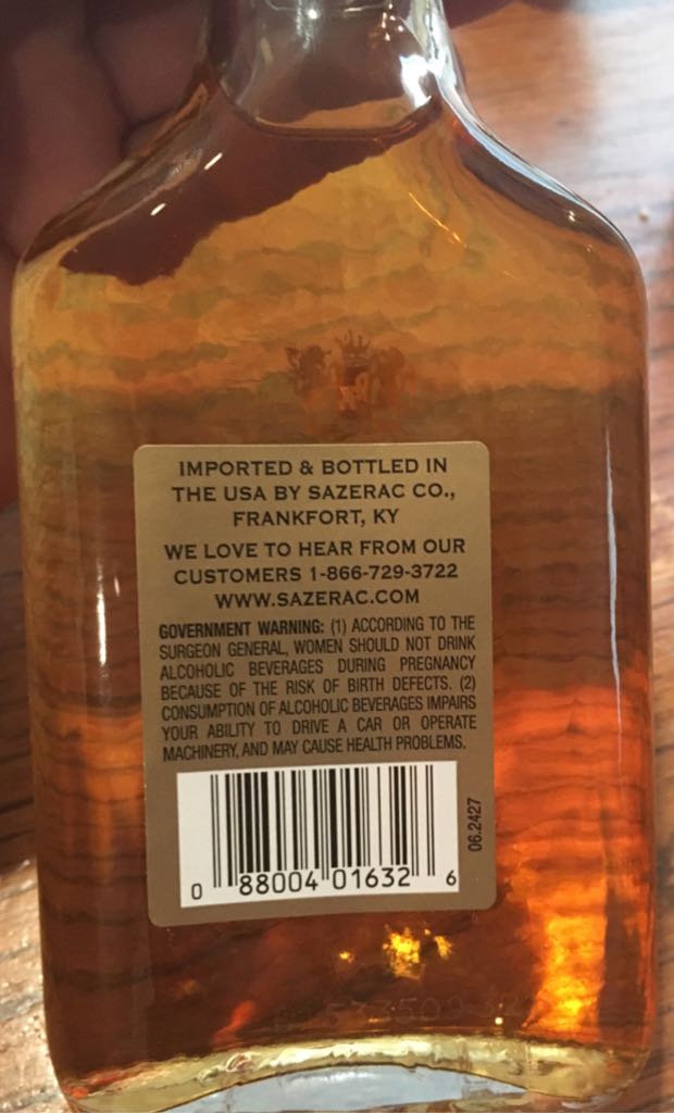 R & R - Sazerac (200 mL) alcohol collectible - Main Image 2