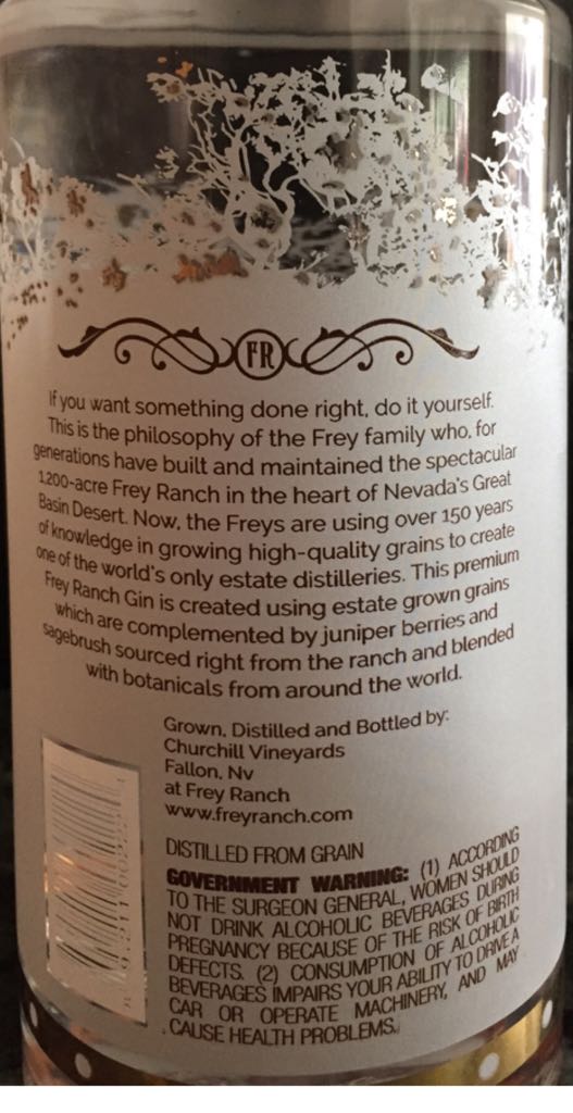 Frey Ranch - Churchill Vinetards (750 mL) alcohol collectible - Main Image 2