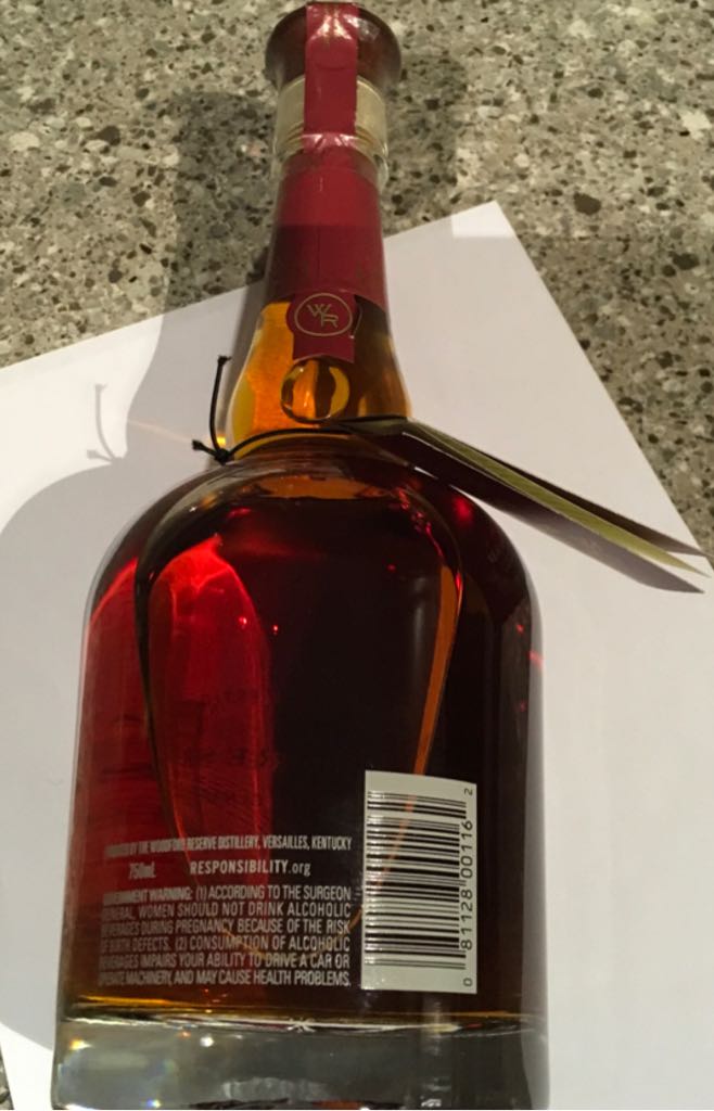 Woodford Reserve Brandy Cask Finished - Woodford Reserve Distillery (750 mL) alcohol collectible - Main Image 2