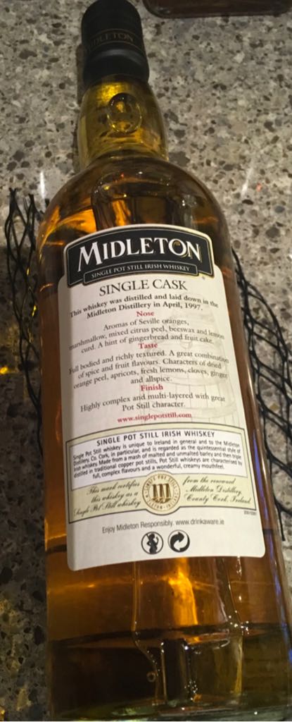 Middleton Single Cask - Middleton Distillery (700 mL) alcohol collectible - Main Image 2