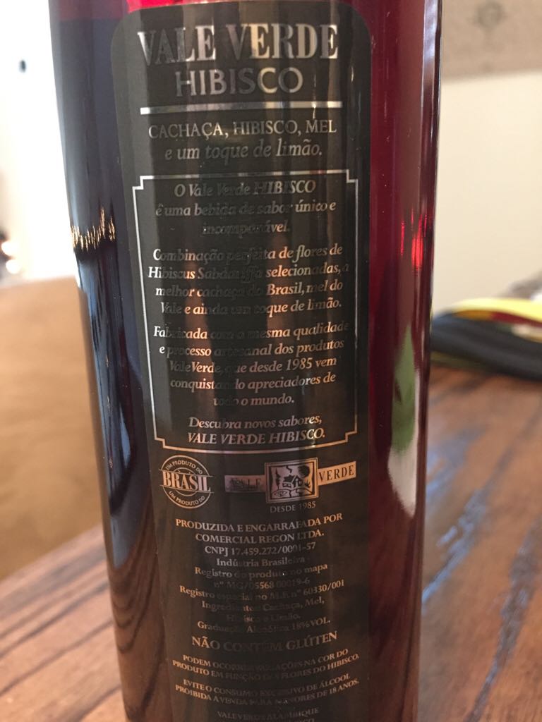 Vale Verde Hibisco - Vale Verde (500 mL) alcohol collectible - Main Image 2