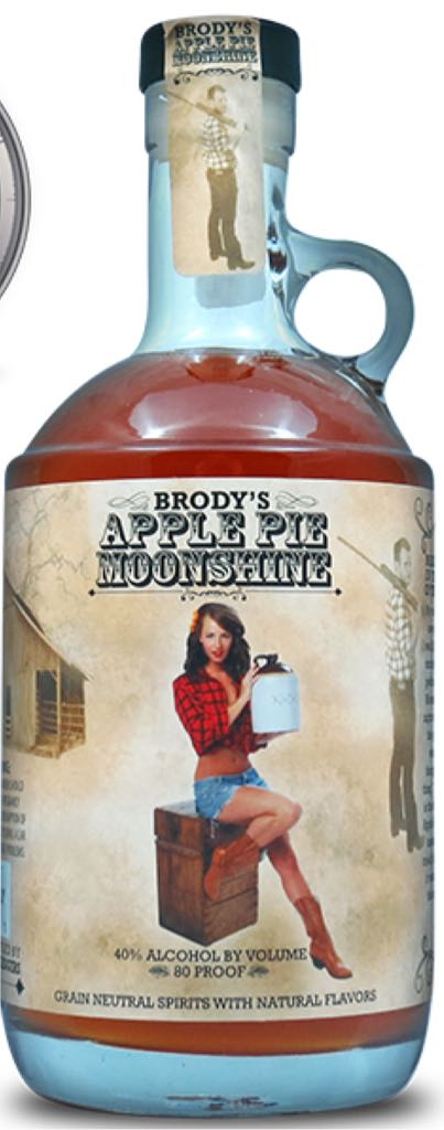 Brodys Applepie Moon Shine - Bendistillery (750 mL) alcohol collectible - Main Image 2