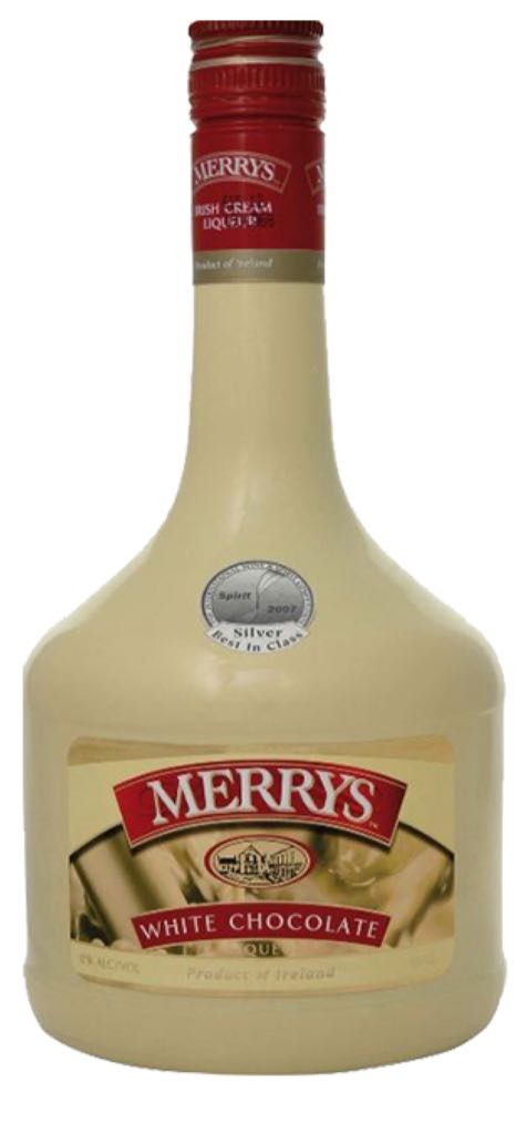 Merry’s White Chocolate Liqueur - Prestige Wine & Spirits (750 mL) alcohol collectible - Main Image 1