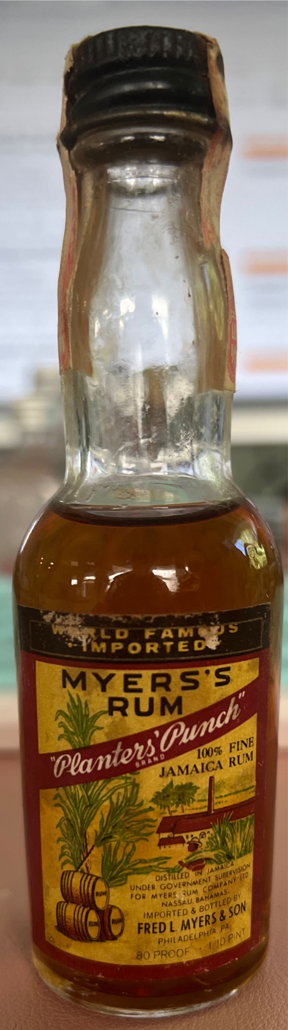 Myers’s Rum - Fred L. Myers & Son (700 mL) alcohol collectible - Main Image 2