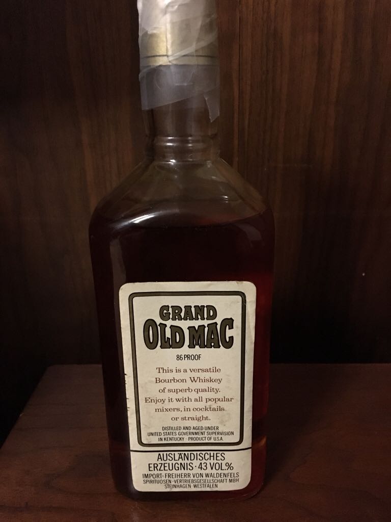 Grand Old Mac - Undisclosed, Somewhere In Kentucky (700 mL) alcohol collectible - Main Image 2