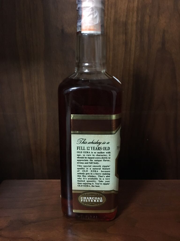 Old Ezra 12 Year - Ezra Brooks Distilling (750 mL) alcohol collectible - Main Image 2