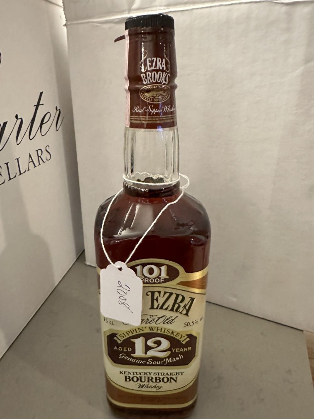 Old Ezra 12 Year - Ezra Brooks Distilling (750 mL) alcohol collectible - Main Image 3