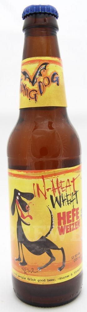 Flying Dog In-Heat Hefeweizen - Flying Dog Brewery alcohol collectible - Main Image 2