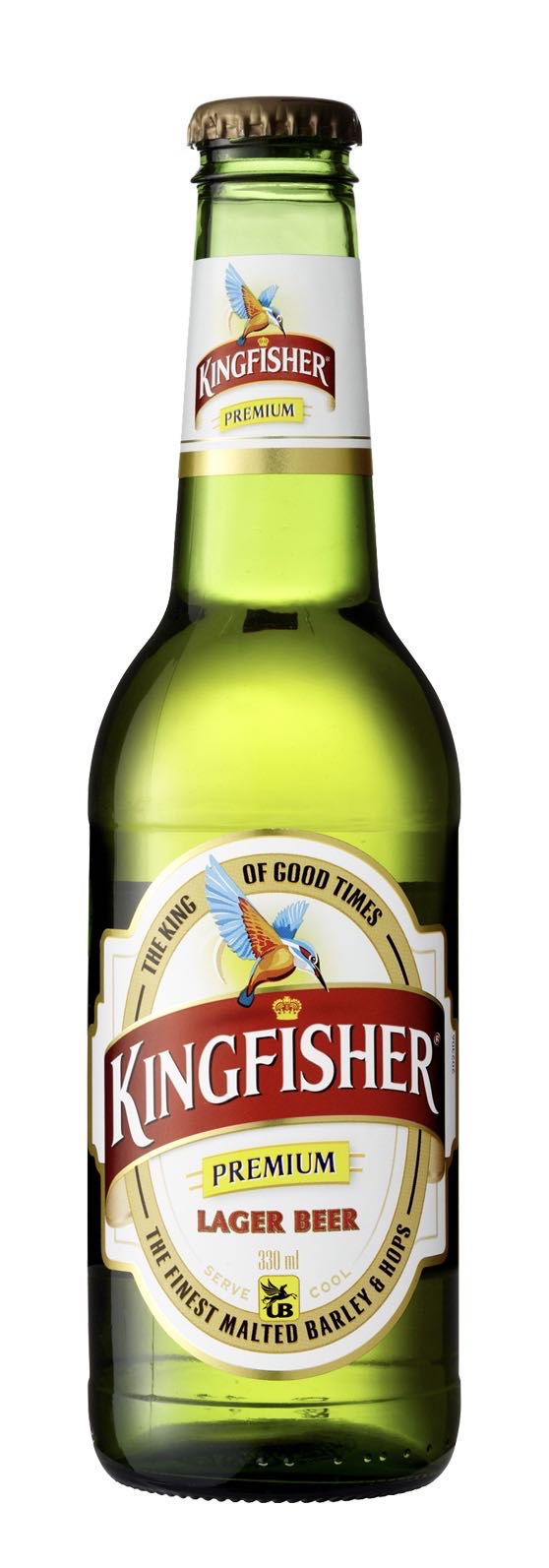 Kingfisher Premium Lager - United Breweries - UB Group (330) alcohol collectible - Main Image 2