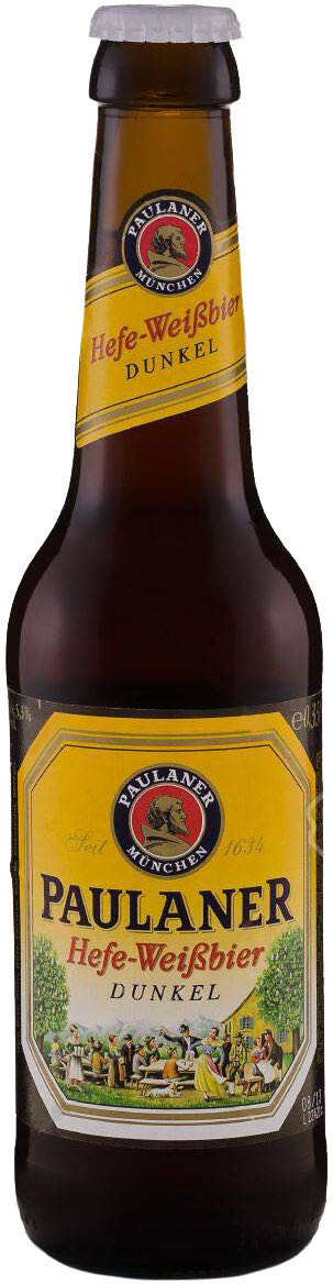 Paulaner Hefe-Weissbier Dunkel - Paulaner Brauerei alcohol collectible - Main Image 2