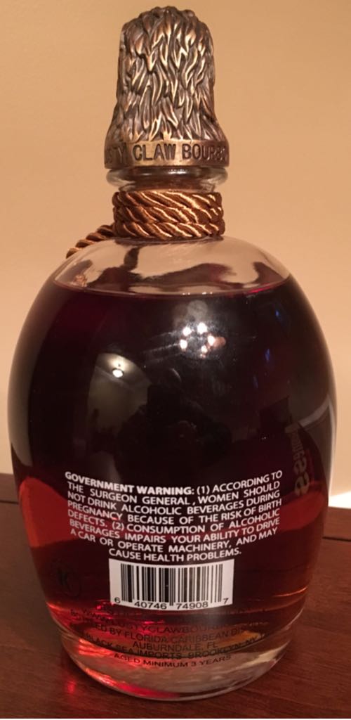 Lusty Claw - Lusty (750mL) alcohol collectible - Main Image 2
