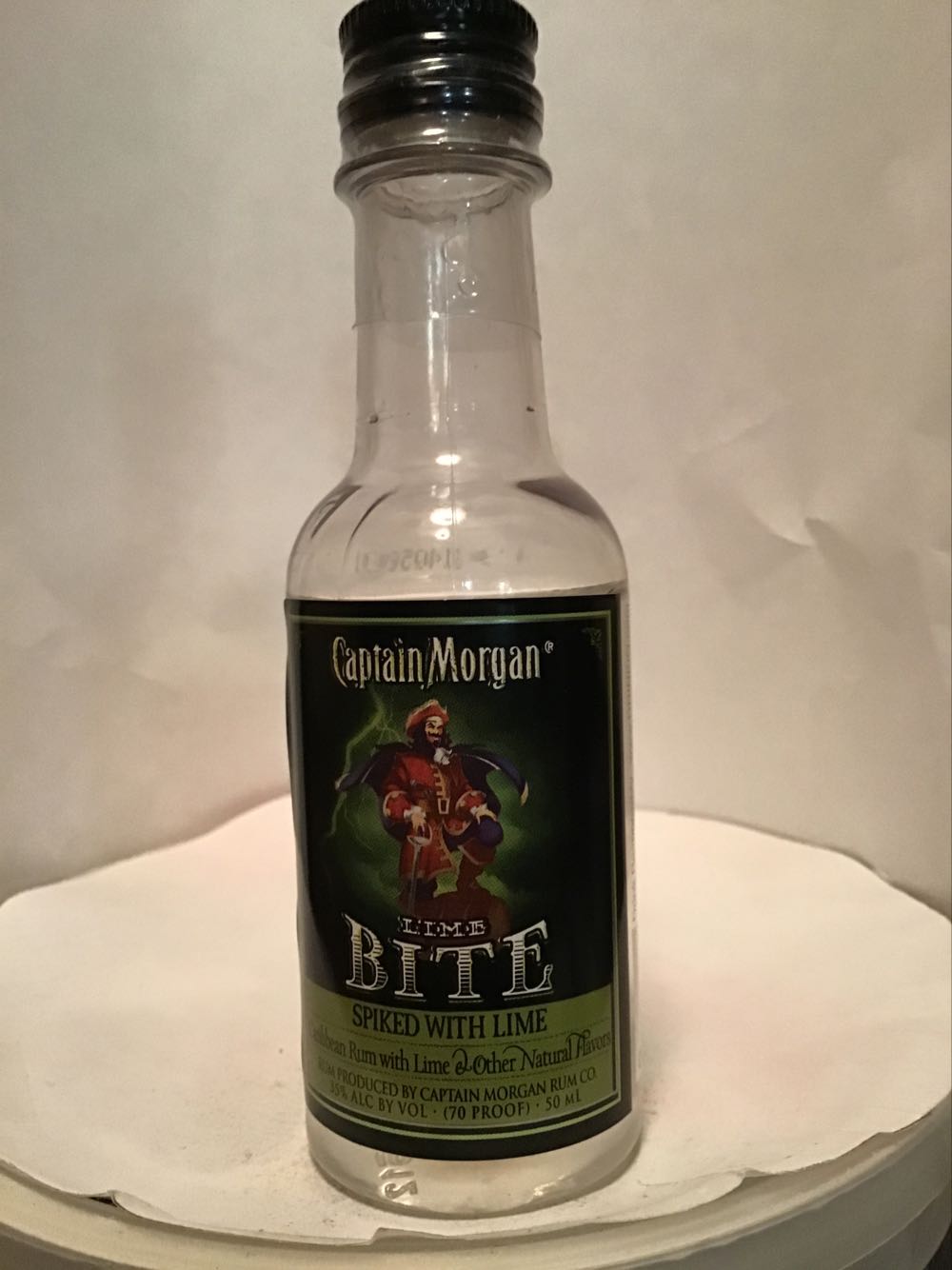 Captain Morgan Loco Nut & Lime Bite - Captain Morgan Rum Co. (50mL) alcohol collectible - Main Image 2