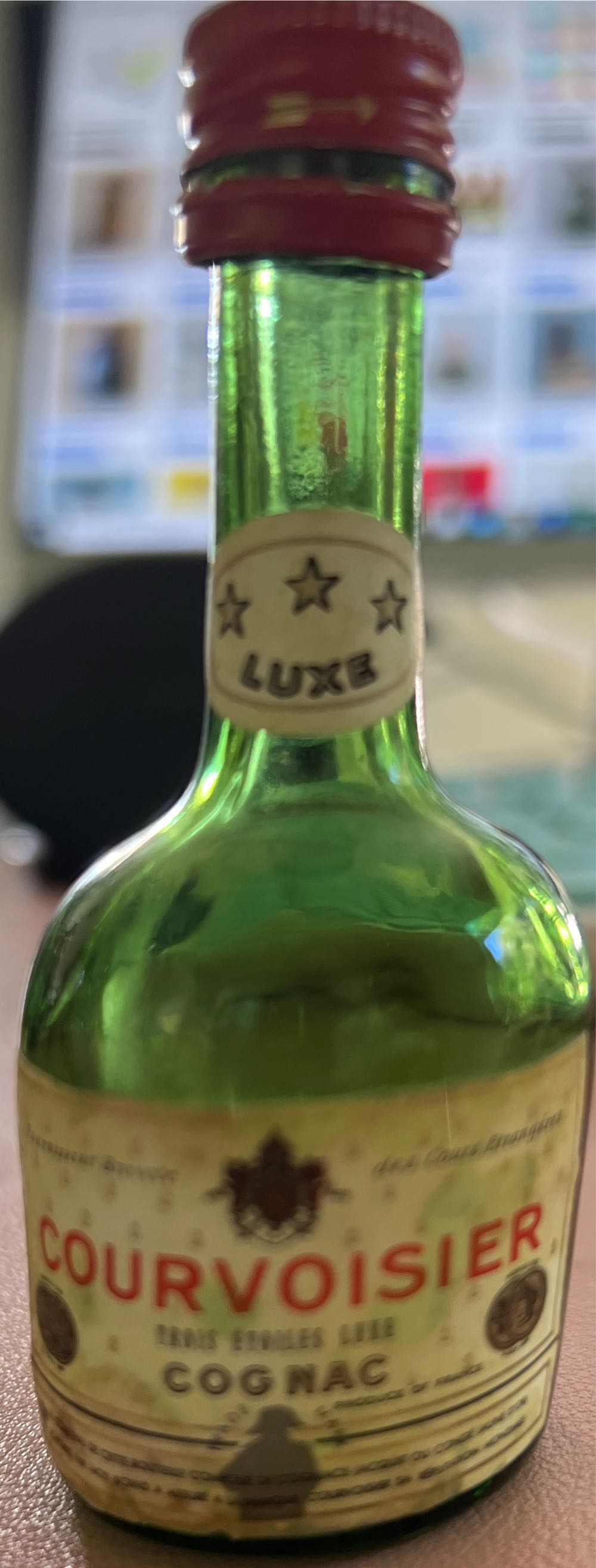 Courvoisier - Courvoisier 16200 Jornal, France (50 mL) alcohol collectible - Main Image 2