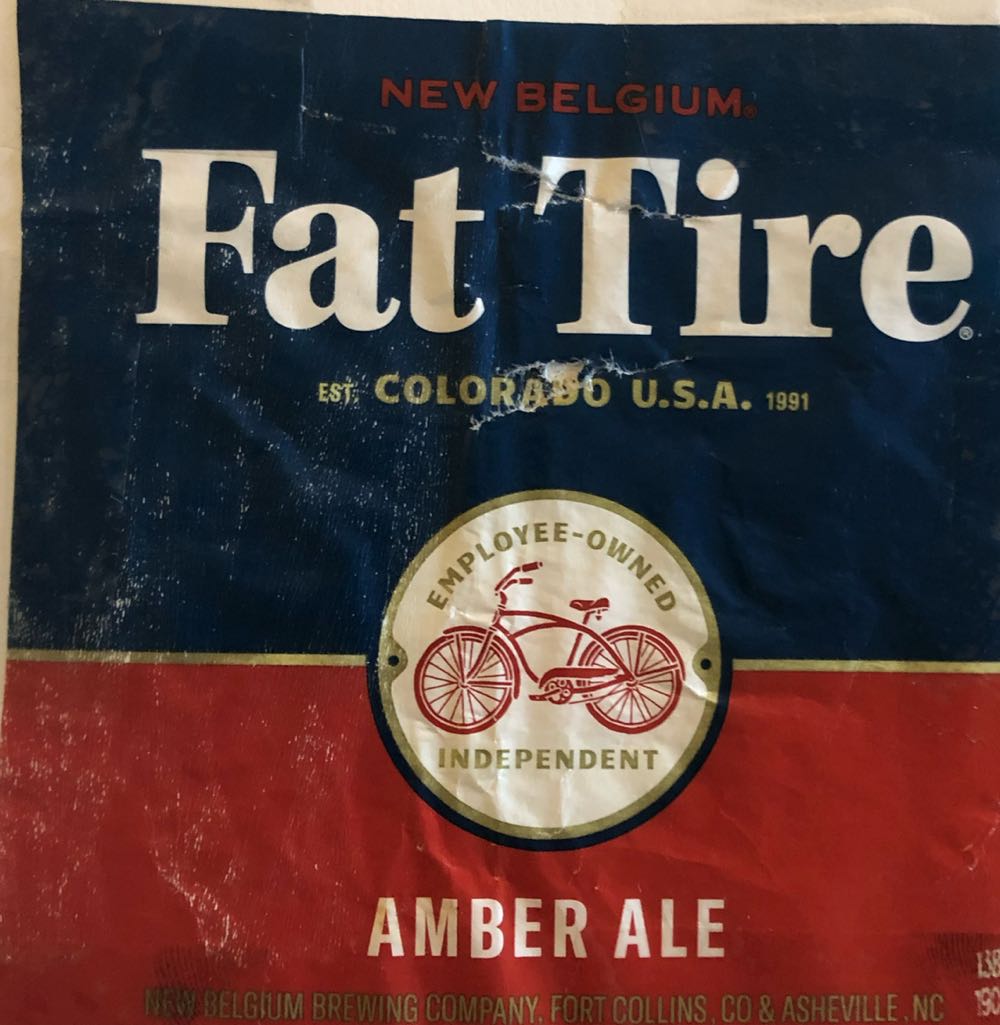 Fat Tire Amber Ale - New Belgium Brewing alcohol collectible - Main Image 2