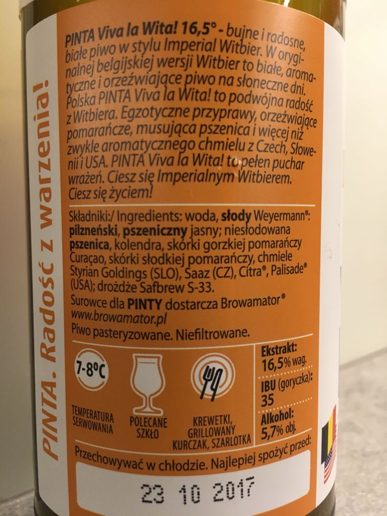 Viva La Wita! - Pinta alcohol collectible - Main Image 2