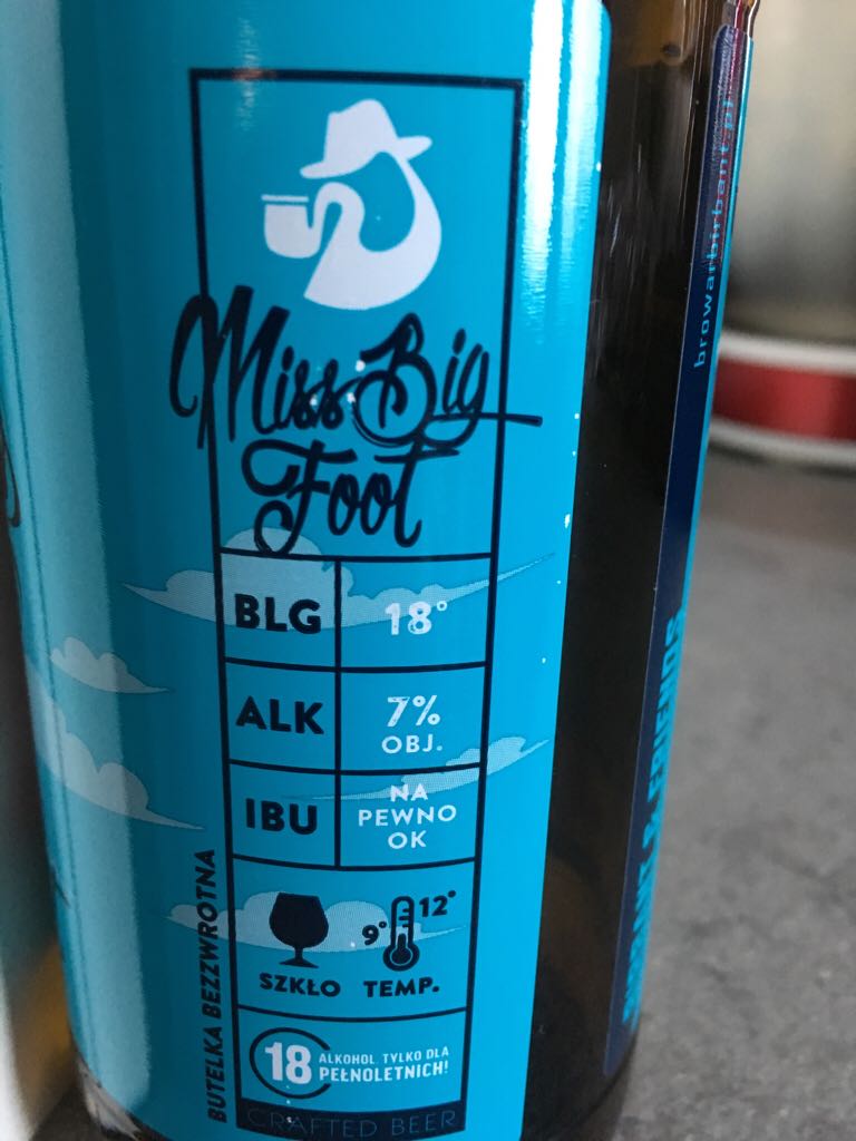 Miss Big Foot - Birbant alcohol collectible - Main Image 2