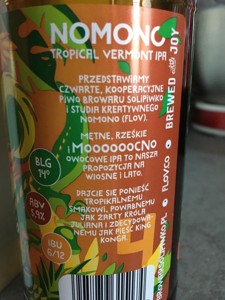 Nomono - Solipiwko alcohol collectible - Main Image 2