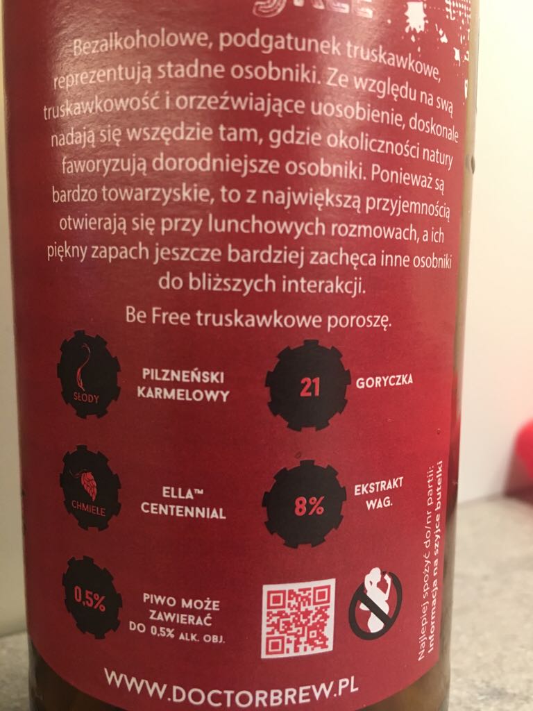 Be Free - Doctor Brew alcohol collectible - Main Image 2