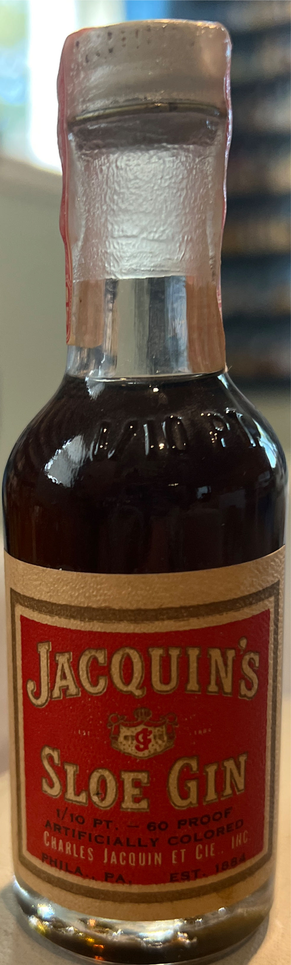 Jacquins Sloe Gin - Jacquin’s (750 mL) alcohol collectible - Main Image 2