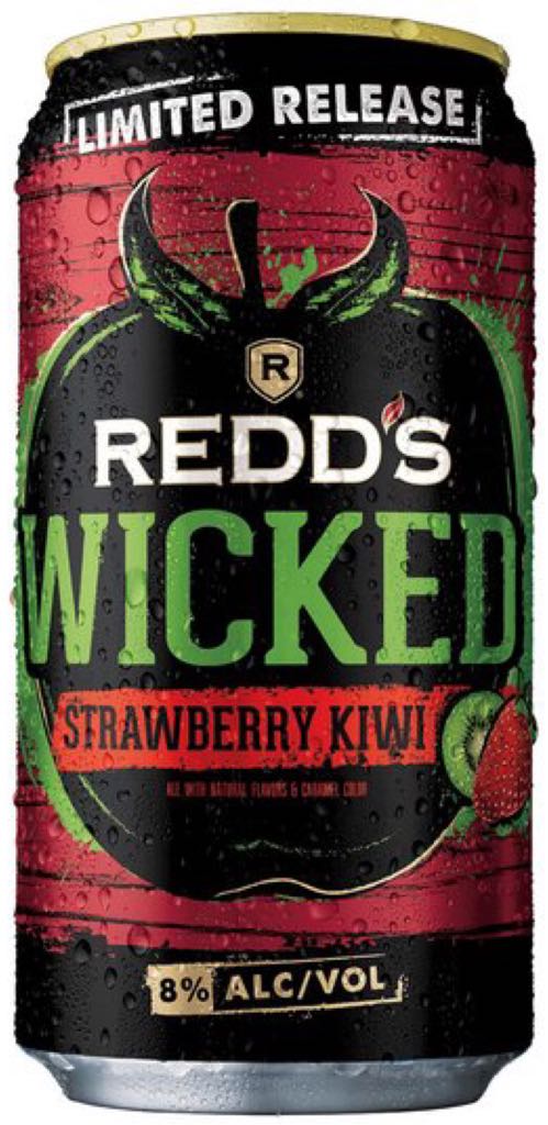Redd’s Wicked Strawberry Kiwi - Redd’s Brewing Company (24 fl. oz.) alcohol collectible - Main Image 2
