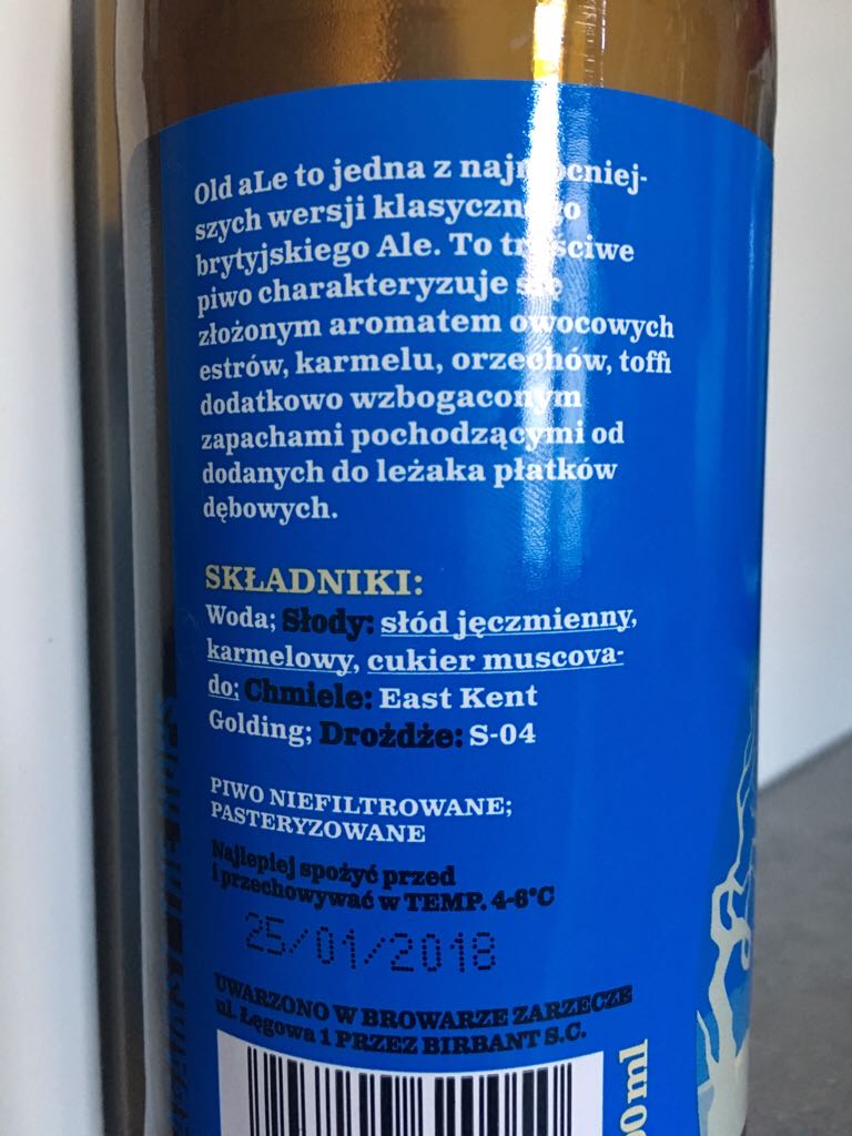 Old aLe - Birbant alcohol collectible - Main Image 2