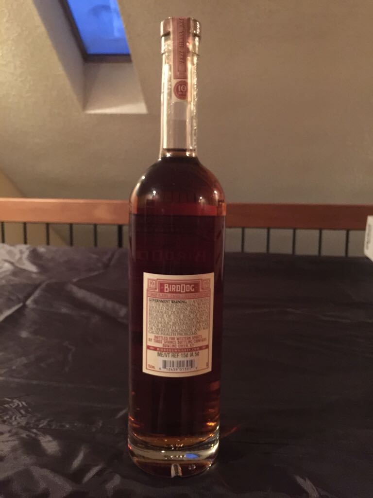 Bird Dog 10 Year - Western Spirits (750 mL) alcohol collectible - Main Image 2