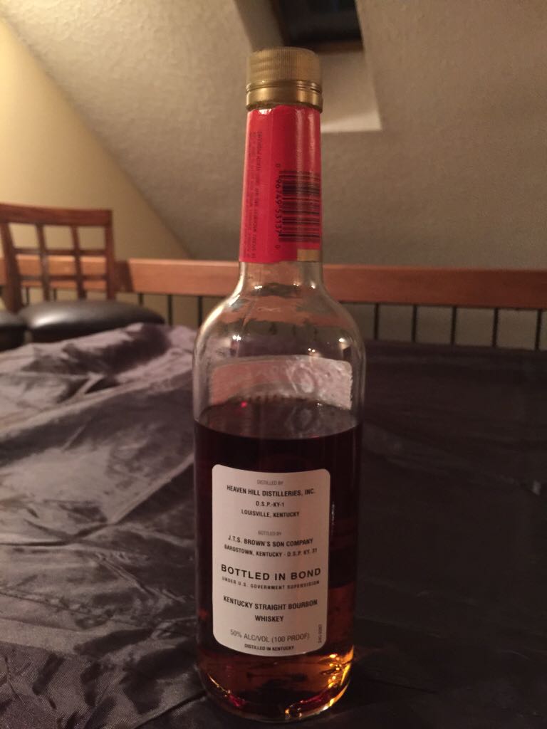 J.T.S. Brown - Heaven Hill Distilleries, Inc. (750 mL) alcohol collectible - Main Image 2