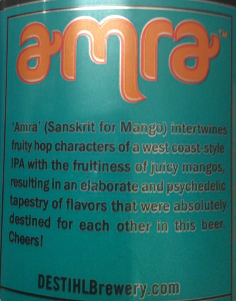 Amra - Destihl Brewery (12 fl. oz.) alcohol collectible - Main Image 2