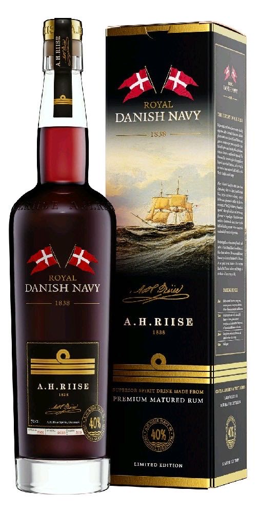A.H.Riise Royal Danish Navy - A H Riise (700 mL) alcohol collectible - Main Image 3