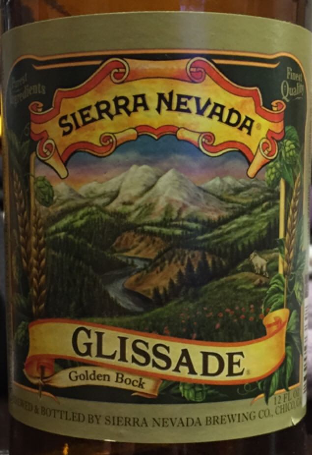 Glissade Golden Bock - Sierra Nevada Brewing Co alcohol collectible - Main Image 1