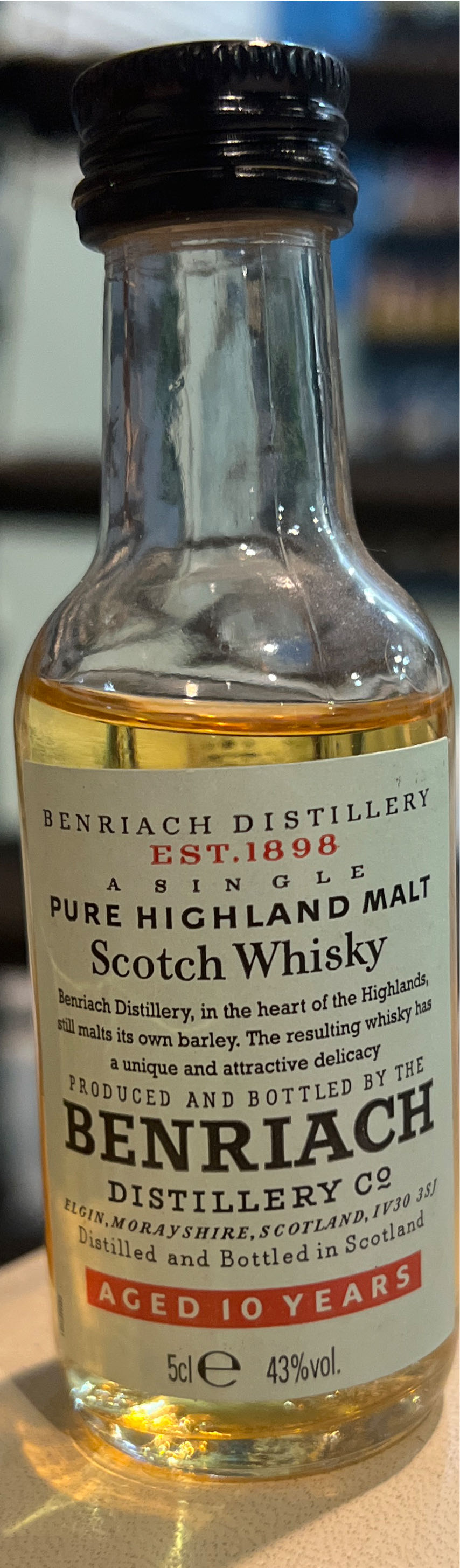 The BenRiach - BenRiach Distilling Co. (5cL) alcohol collectible - Main Image 3