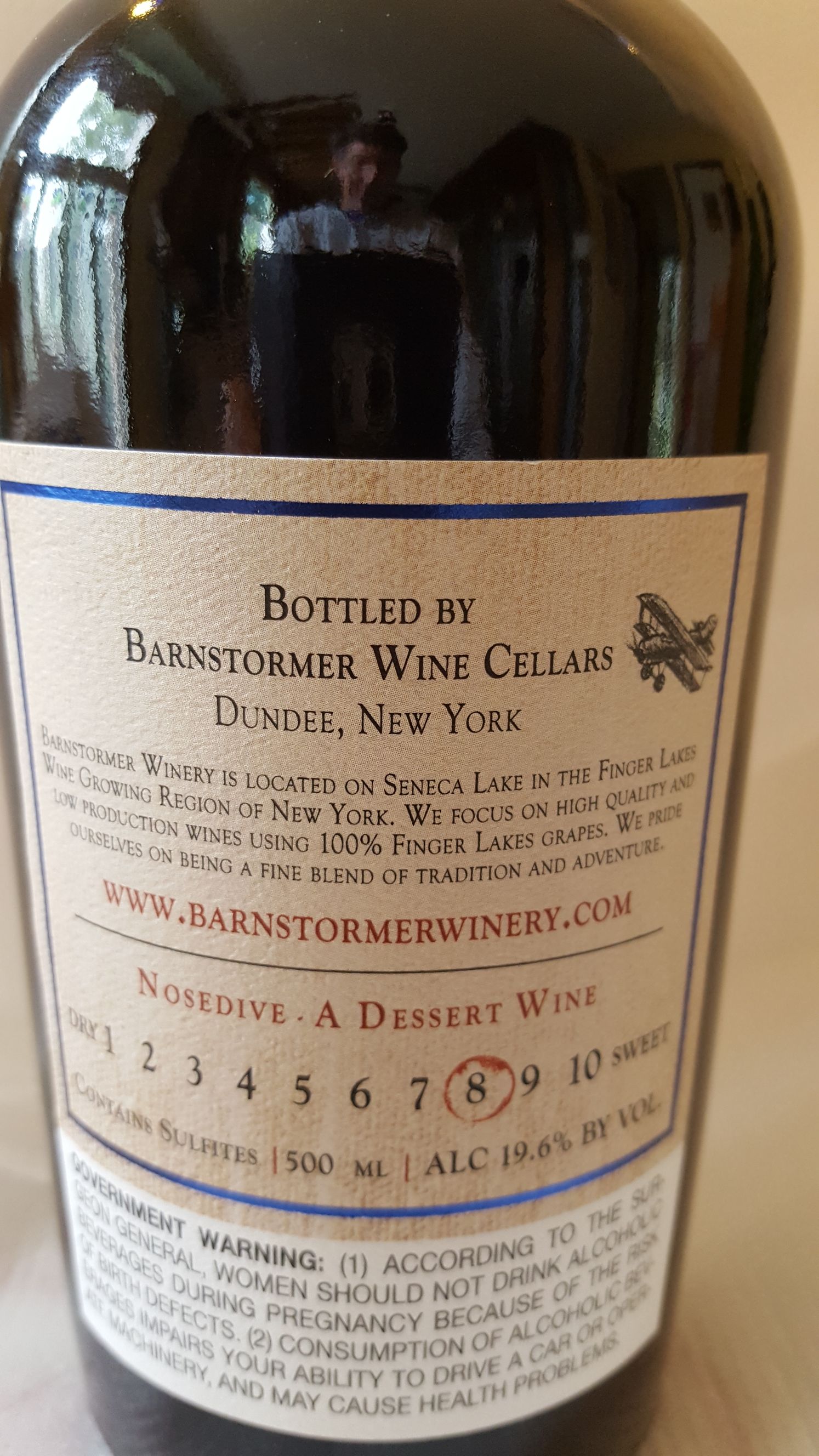 Nosedive - Barnstormer Wine Cellars (500 mL) alcohol collectible - Main Image 2