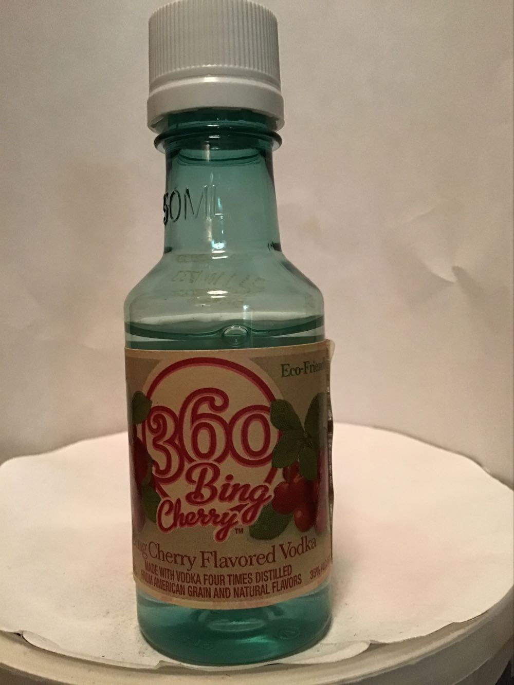 360 Bing Cherry & Georgia Peach - Earth Friendly Distilling Co (50 mL) alcohol collectible - Main Image 2