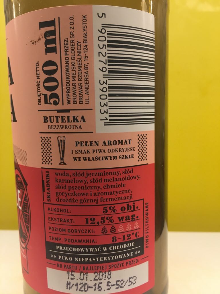 Karina z młyna - Gloger alcohol collectible - Main Image 2