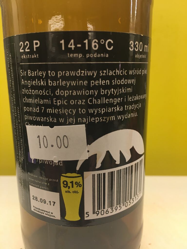 Sir Barley - Piwojad alcohol collectible - Main Image 2