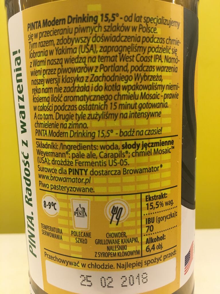 Modern Drinking - Pinta alcohol collectible - Main Image 2