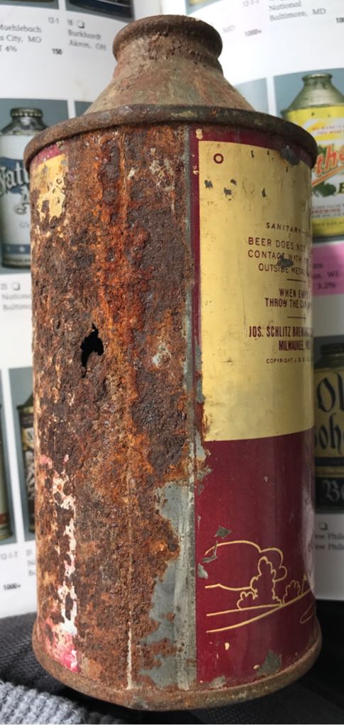 Milwaukee Club - Jos. Schlitz Brewing Co (12 fl. oz.) alcohol collectible - Main Image 2