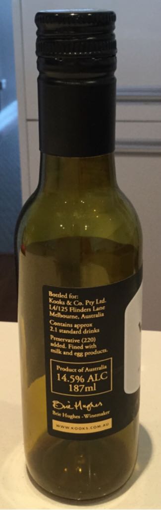 Labour Of Love - Kooks Social Winery (187 mL) alcohol collectible - Main Image 2