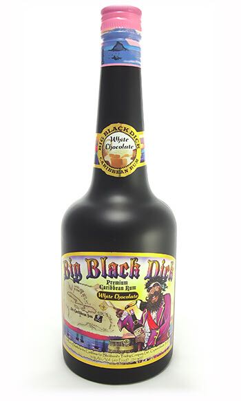 Big Black Dick White Chocolate Rum - Blackbeard’s Cayman Islands (750 mL) alcohol collectible - Main Image 1