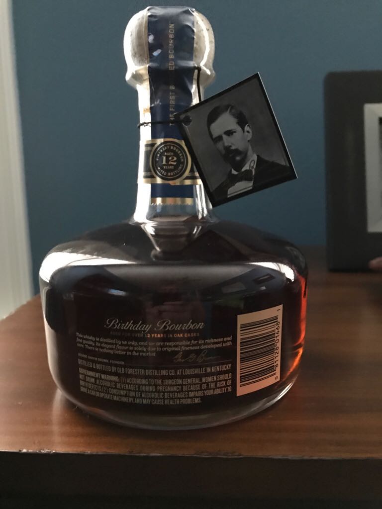 Old Forester Birthday Bourbon 2018 - Old Forester (750 mL) alcohol collectible - Main Image 2