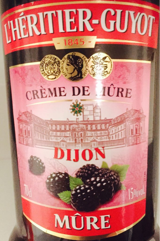 Crème de mûre l’Heritier-Guyot - L’Héritier-Guyot (700 mL) alcohol collectible - Main Image 1