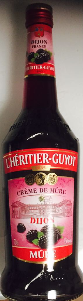 Crème de mûre l’Heritier-Guyot - L’Héritier-Guyot (700 mL) alcohol collectible - Main Image 2