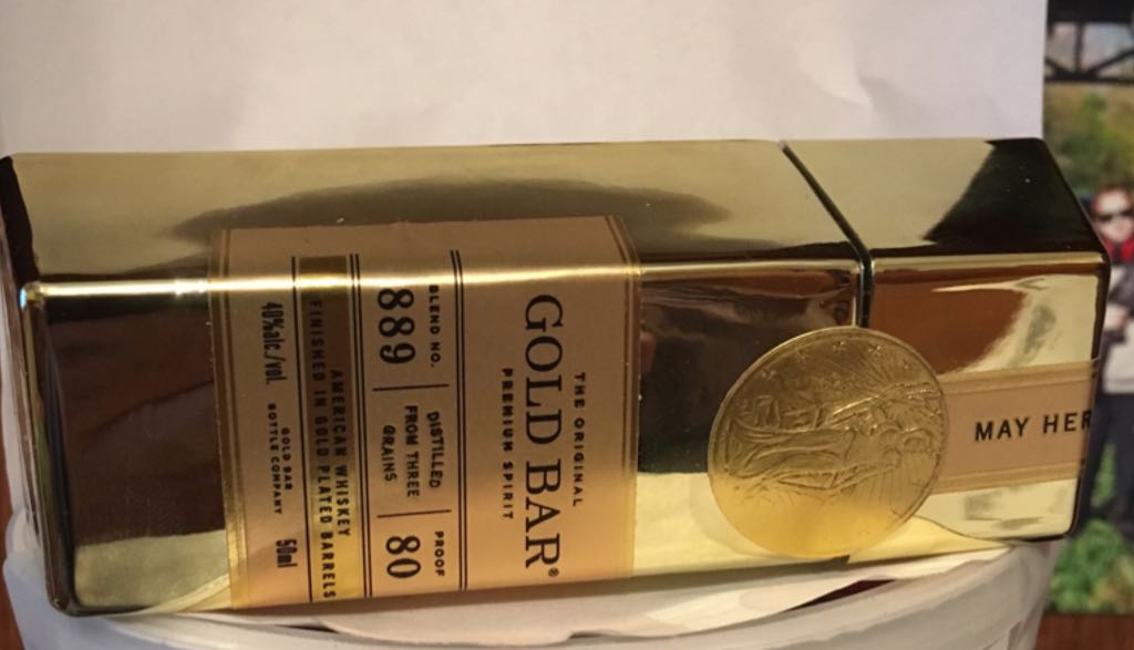 Gold Bar - Gold Bar Bottle Co. (50 mL) alcohol collectible - Main Image 2