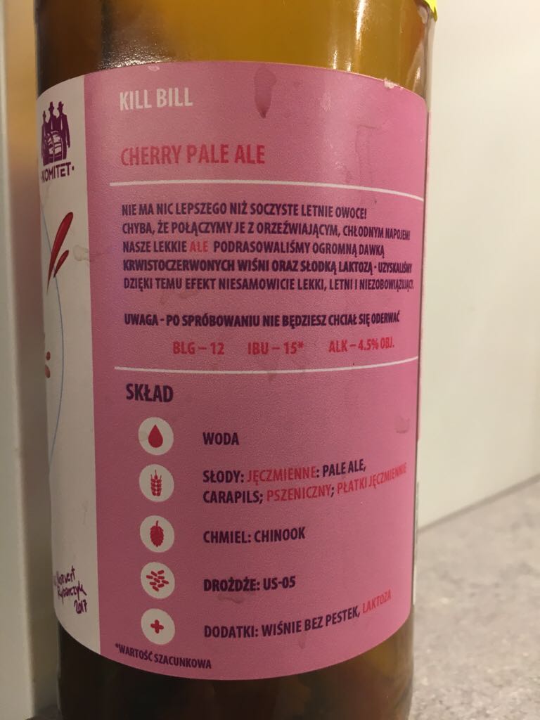 Kill Bill - Komers alcohol collectible - Main Image 2