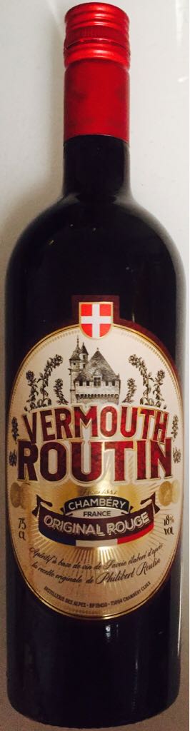 Vermouth Original Rouge Routin - Distillerie des alpes (750 mL) alcohol collectible - Main Image 2