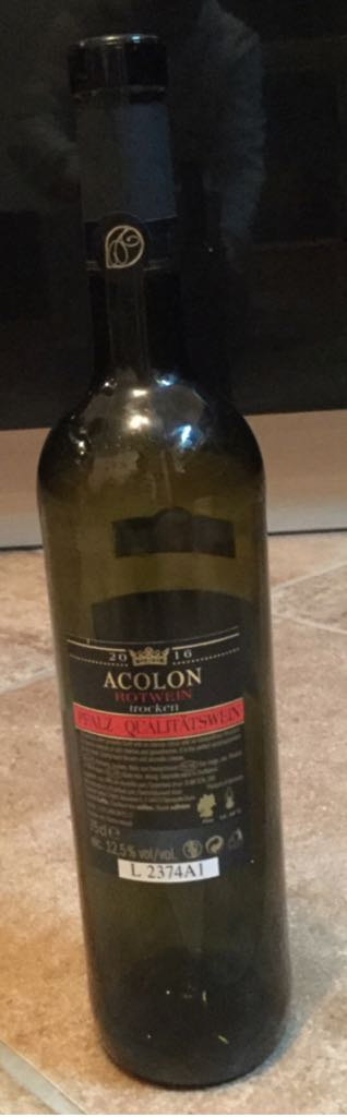 Acolon - Vertrieb: Pamona Cellars GmbH (750 mL) alcohol collectible - Main Image 2
