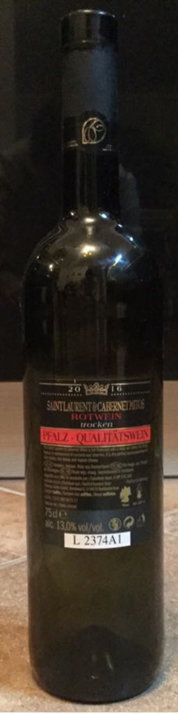 Saint Laurent & Cabernet Mitos - Vertrieb: Pamona Cellars GmbH (750 mL) alcohol collectible - Main Image 2